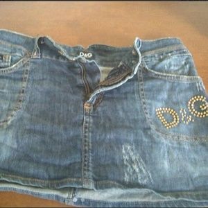 Vintage Dolce and Gabbana distressed mini